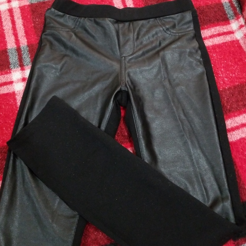 FAUX leather leggings
